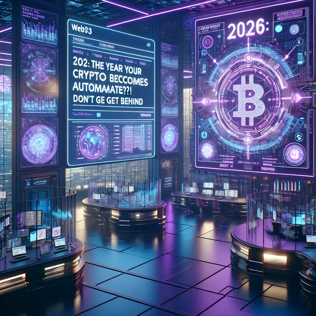 2026: The Year Your Crypto Becomes AUTONOMOUS?! (Don't Get Left Behind!)