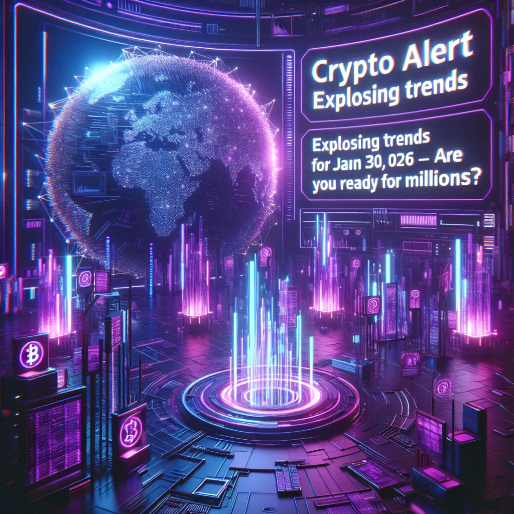 CRYPTO ALERT: Exploding Trends for January 30, 2026 - Are You Ready for MILLIONS?