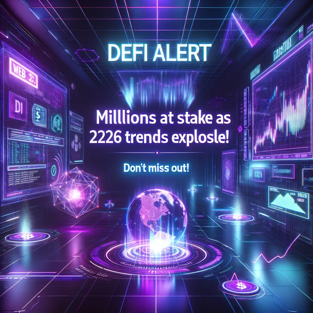 DeFi Alert: MILLIONS at Stake as 2026 Trends EXPLODE! Don't Miss Out!