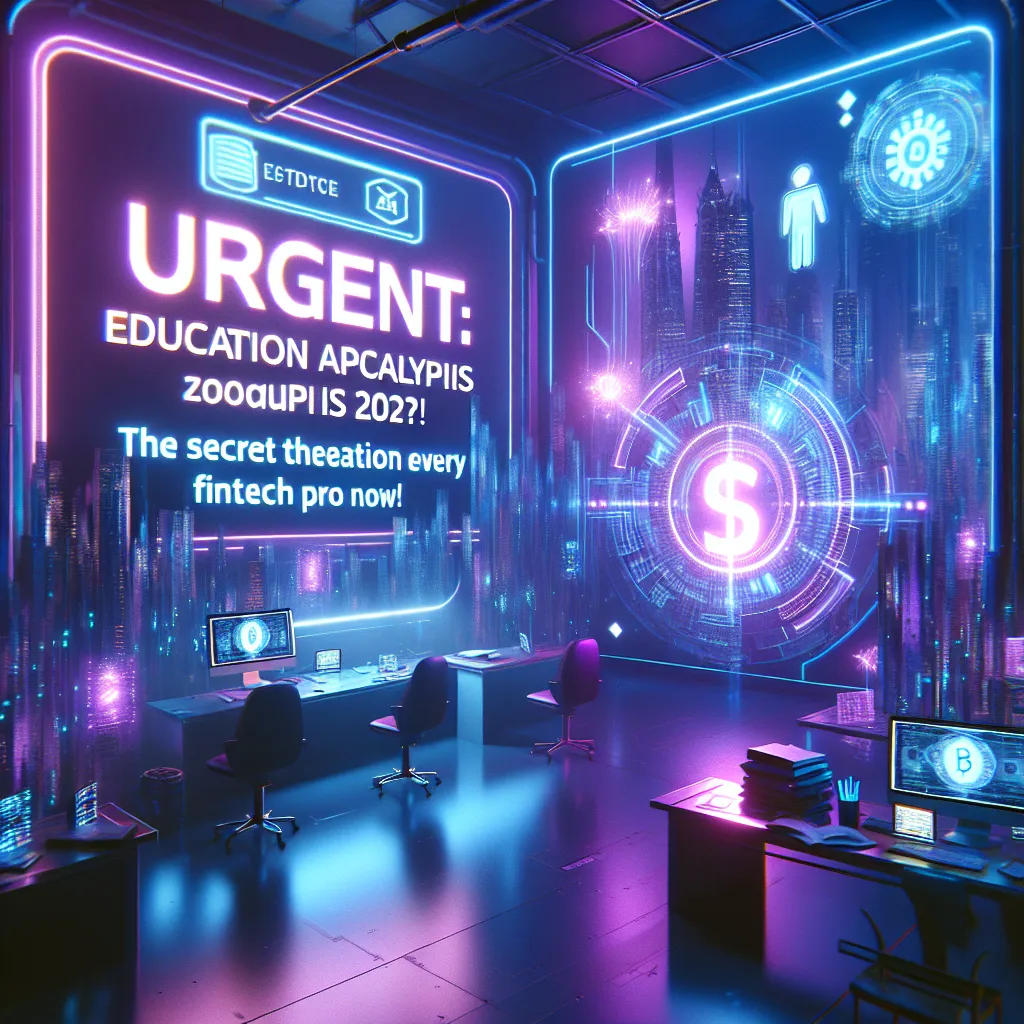 URGENT: Education Apocalypse 2026?! The Secret Weapon EVERY FinTech Pro Needs NOW!