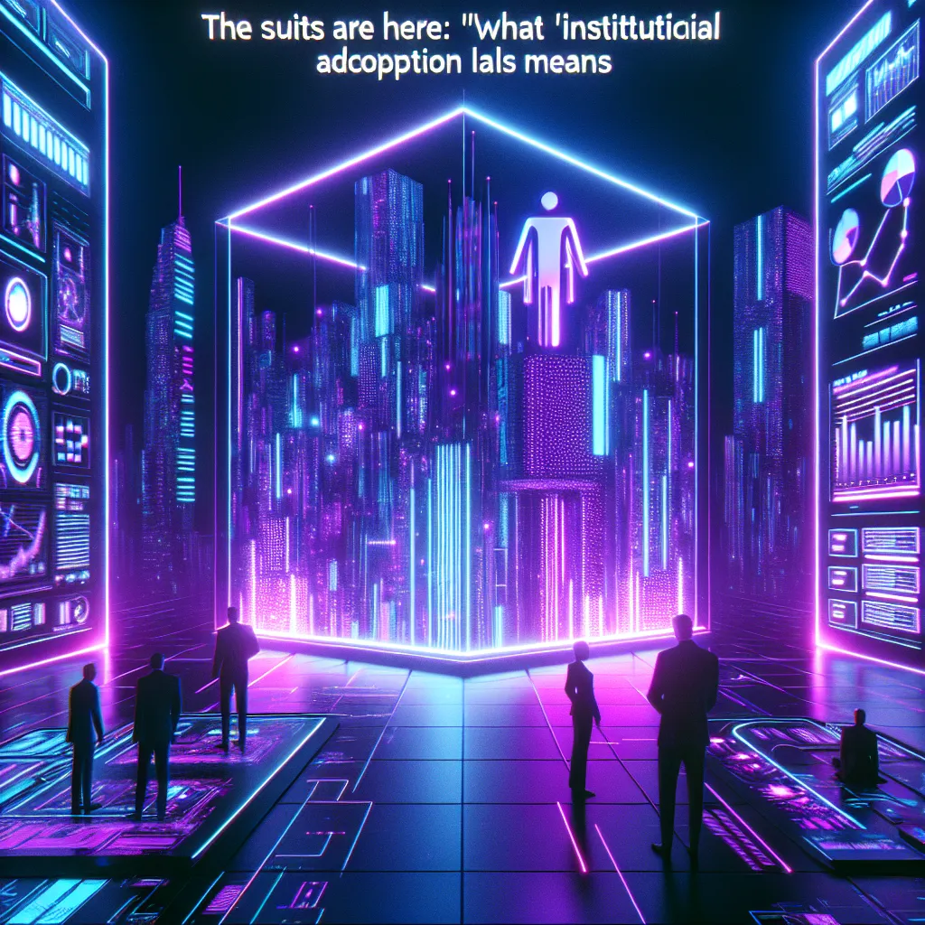 The Suits Are Here: What Institutional Adoption Means